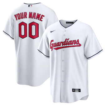 mens nike white cleveland guardians replica custom jersey_p